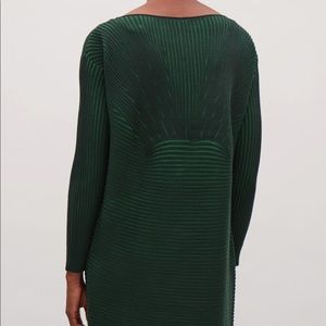 Cos Dresses | Cos Ribbed Merino Wool Dress | Color: Blue/Green | Size: L | Theheadlessmuse's Closet